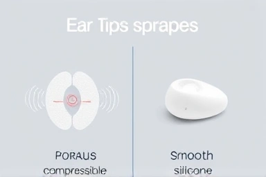 Ear tip comparison, foam ear tip benefits, silicone ear tip benefits